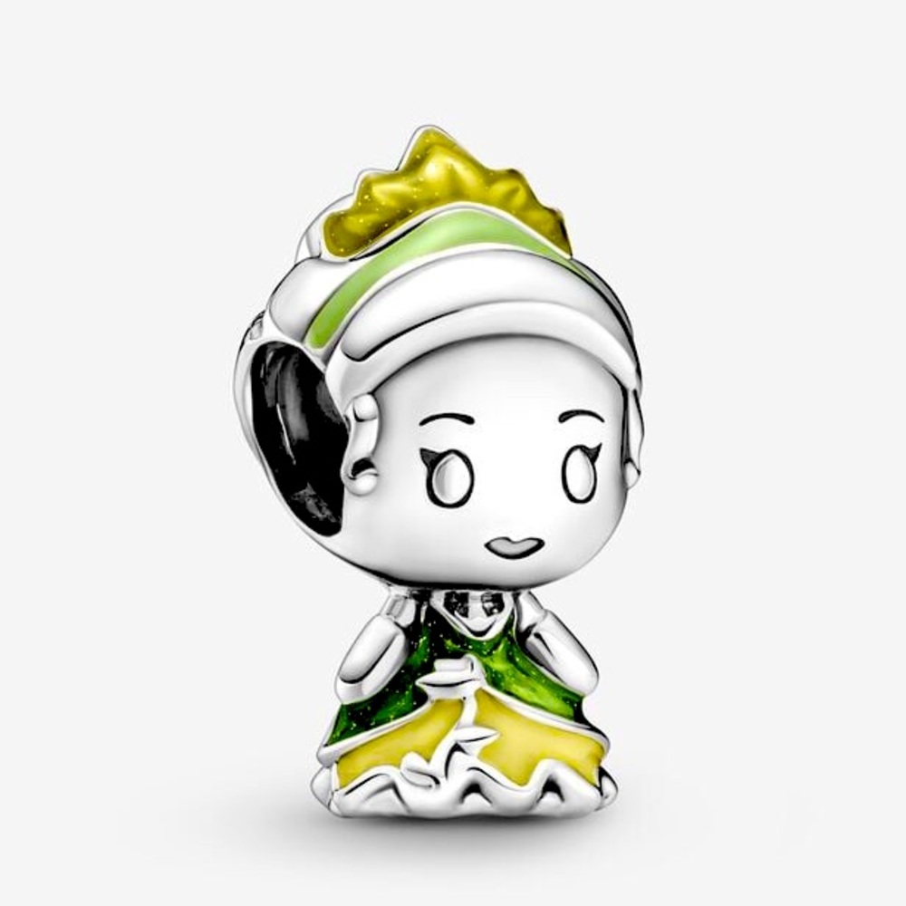 NEW - Retired Authentic Pandora - Disney Princess Tiana And The Frog Charm